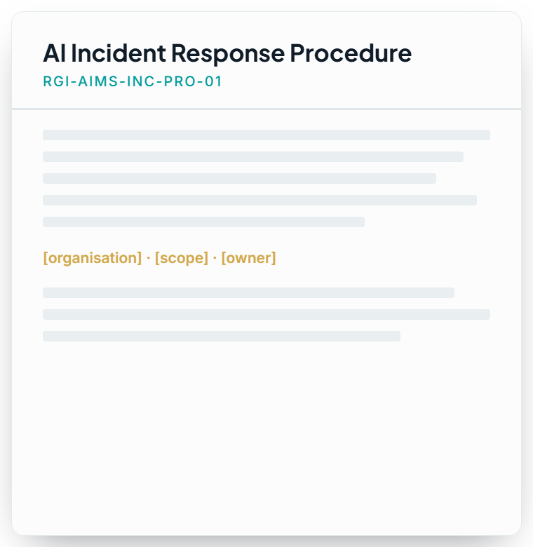 AI Incident Response Procedure